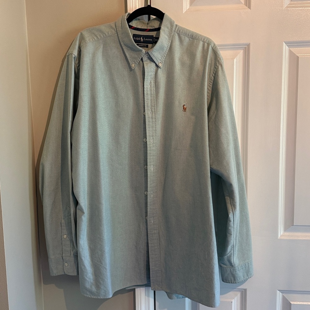 Ralph Lauren Classic Fit Shirt in light green